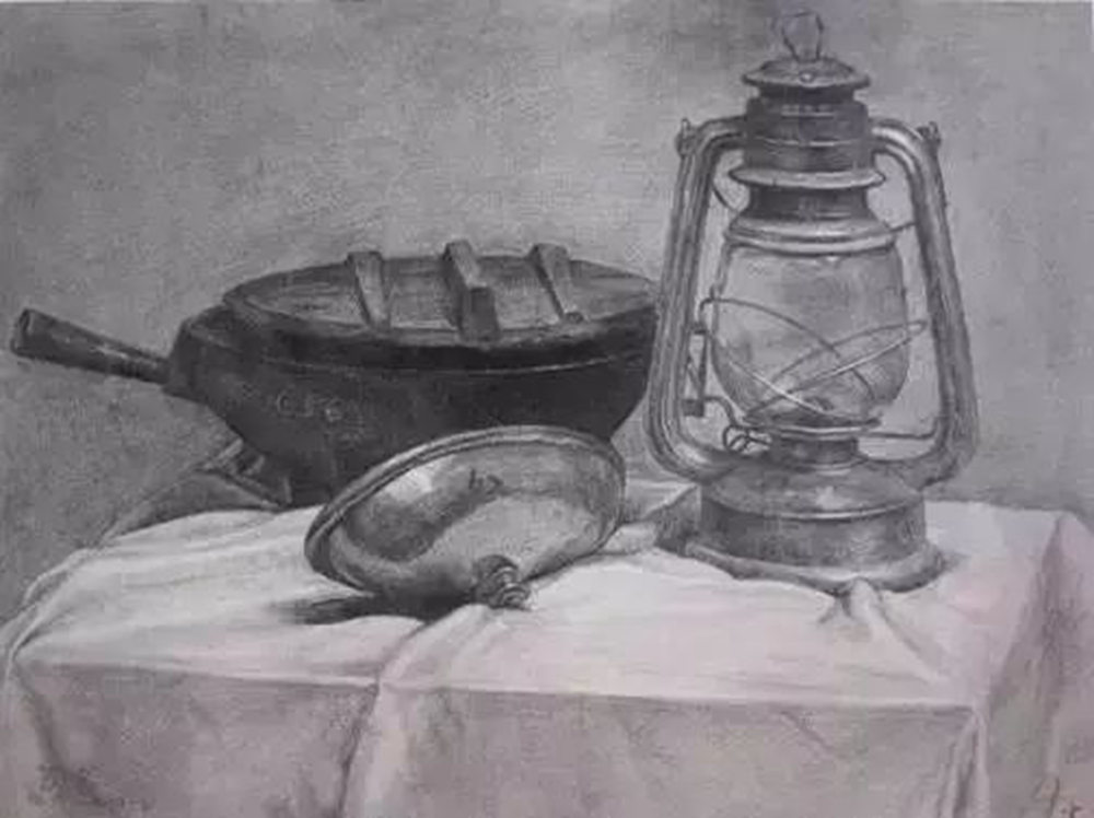 素描作品不会深入？广州画室排名前五画室带你看央美作品怎么画,07