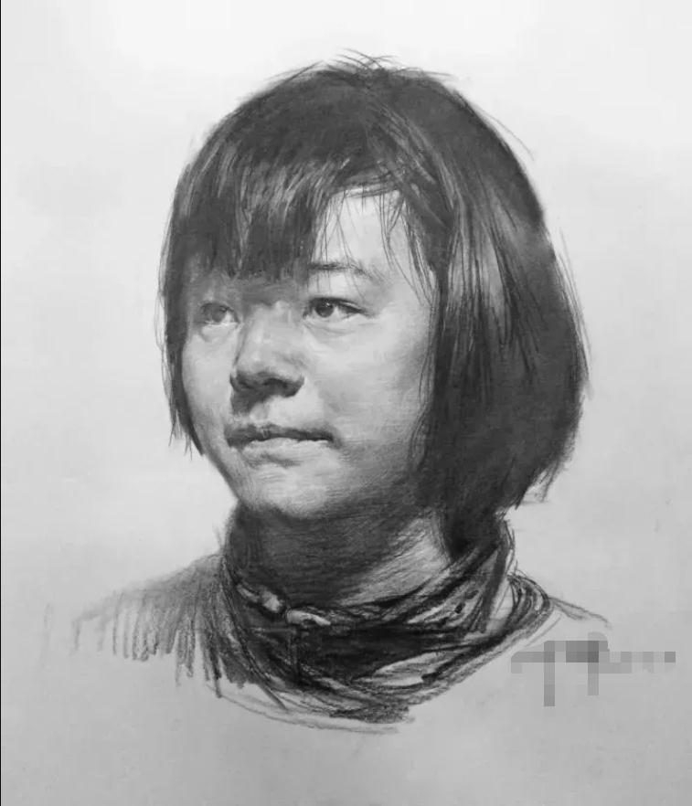 广州画室排名前三画室教你如何让你的素描头发看起来不死板粗糙有质感,51