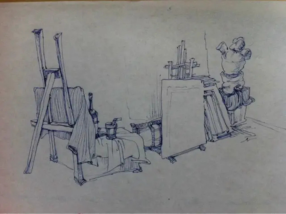 如果你正在学习线描速写，广州艺考画室觉得这52幅作品正合适你,16