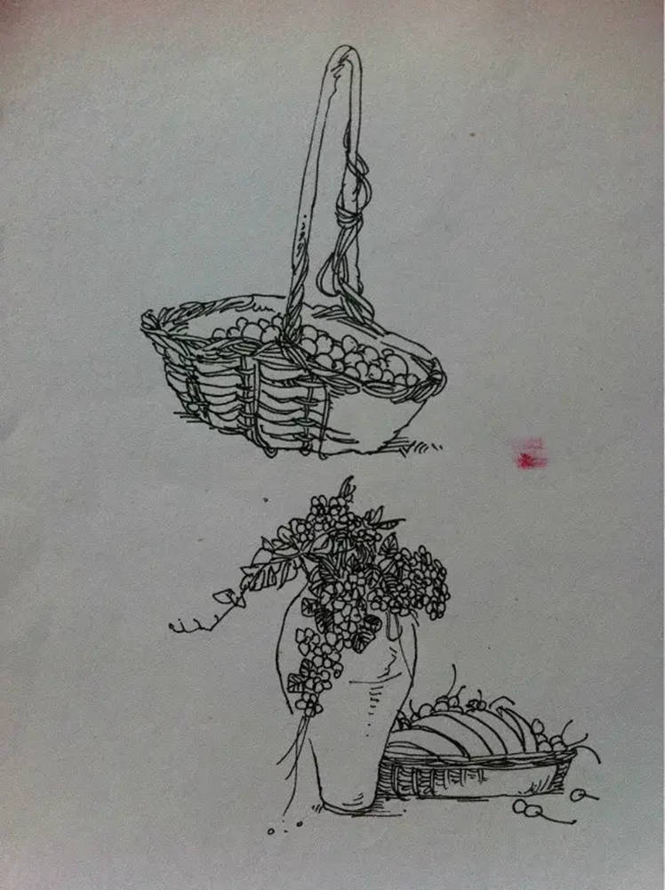 如果你正在学习线描速写，广州艺考画室觉得这52幅作品正合适你,44
