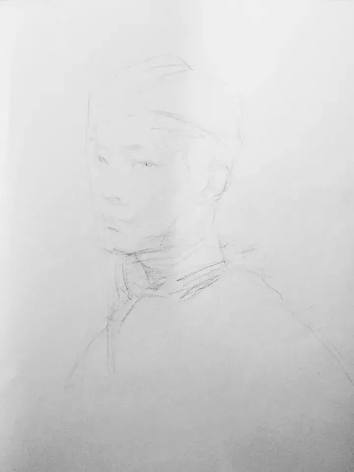  广州画室排名前三画室教你如何让你的素描头发看起来不死板粗糙有质感,66