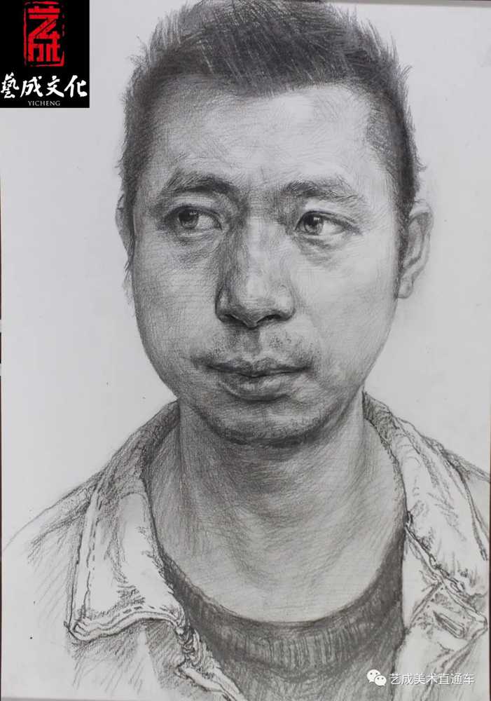 广州美术高考班带大家看看2021届广东艺成二模素描高分卷,41