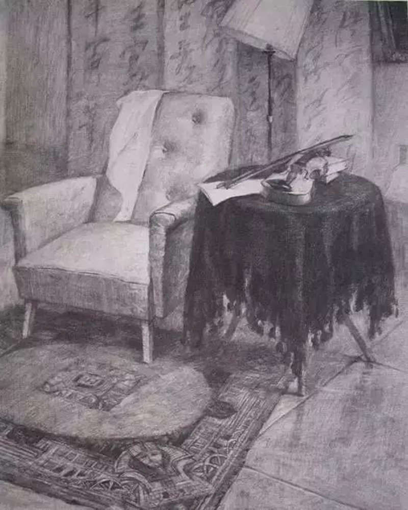 素描作品不会深入？广州画室排名前五画室带你看央美作品怎么画,05