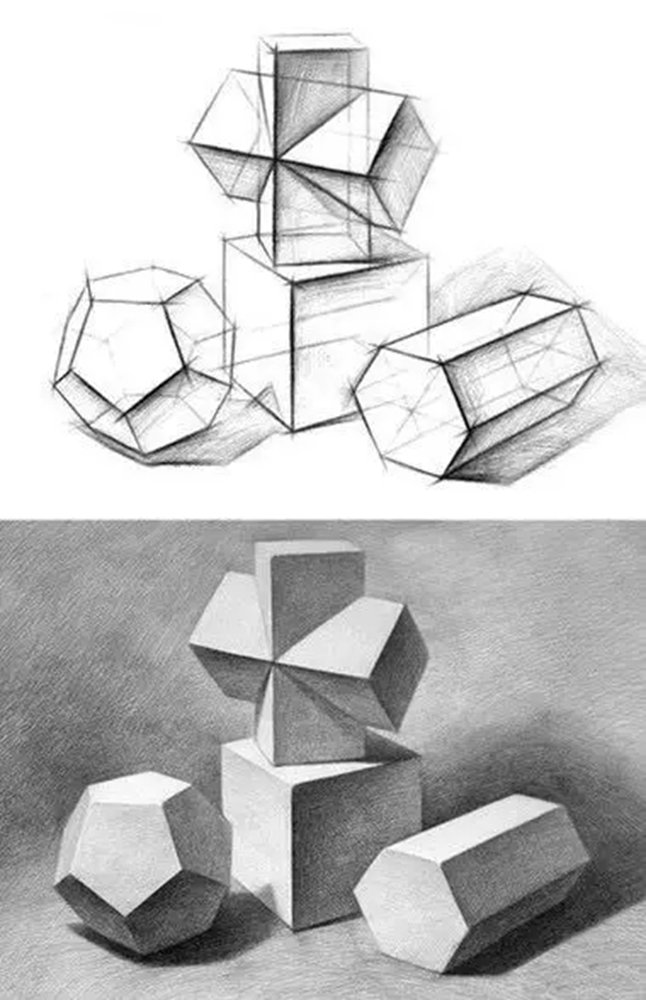广州画室排名前十画室给你一组适合零基础临摹的素描教程,32