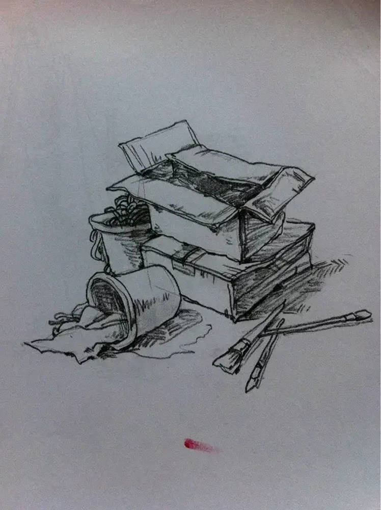 如果你正在学习线描速写，广州艺考画室觉得这52幅作品正合适你,15