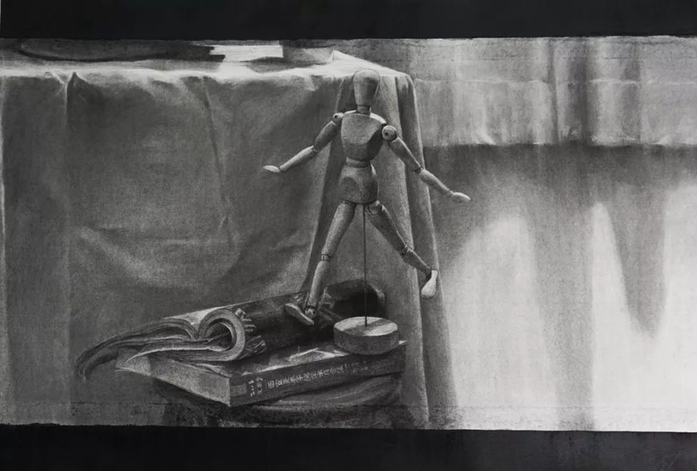 广州画室排名前三画室整理：18年西安美术学院素描留校作品,07