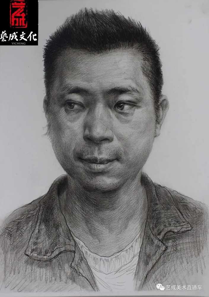 广州美术高考班带大家看看2021届广东艺成二模素描高分卷,11