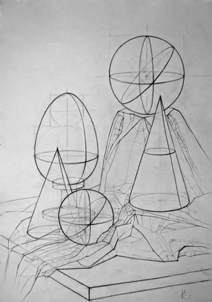 广州画室排名前十画室给你一组适合零基础临摹的素描教程,21