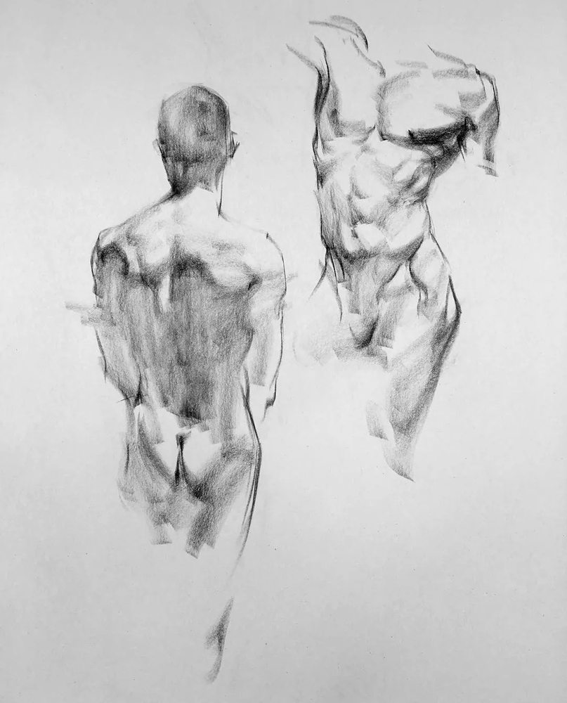 绝妙的炭笔素描，广州画室排名前三画室都炭为观止,29