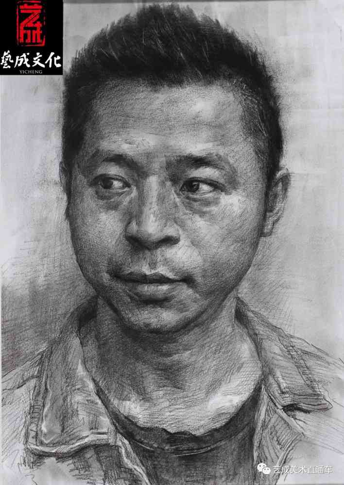 广州美术高考班带大家看看2021届广东艺成二模素描高分卷,07