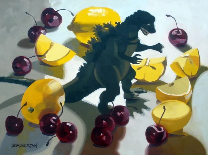 这样通透的色彩静物，短期的目标就它了！广州围墙画室静候佳音！附图24