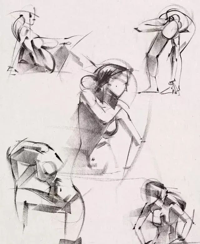 广州画室排名前三画室速写教程 | 很适合美术生临摹的速写动态作品,24