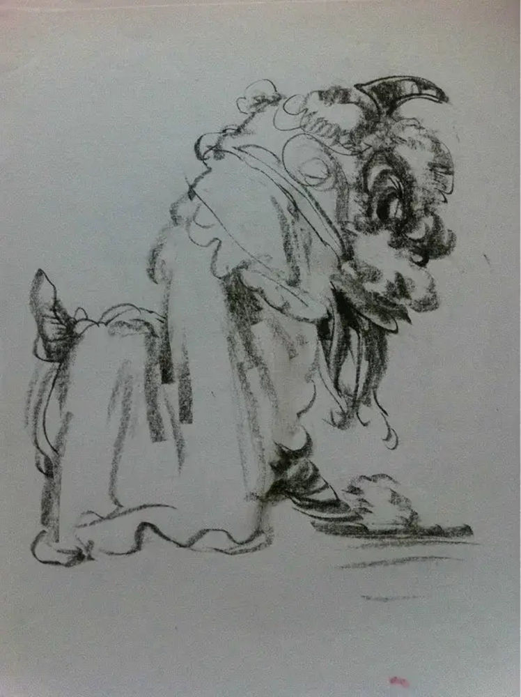 如果你正在学习线描速写，广州艺考画室觉得这52幅作品正合适你,18
