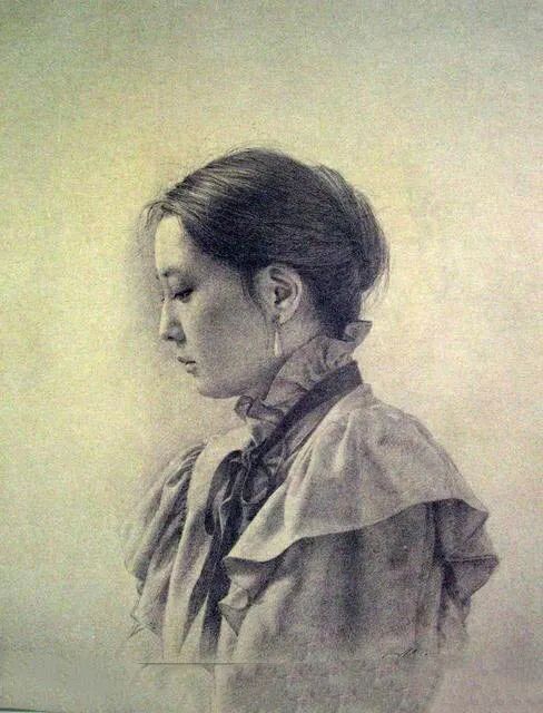 精选100幅中外大师人像作品，广州围墙画室觉得你应该收藏！附图90