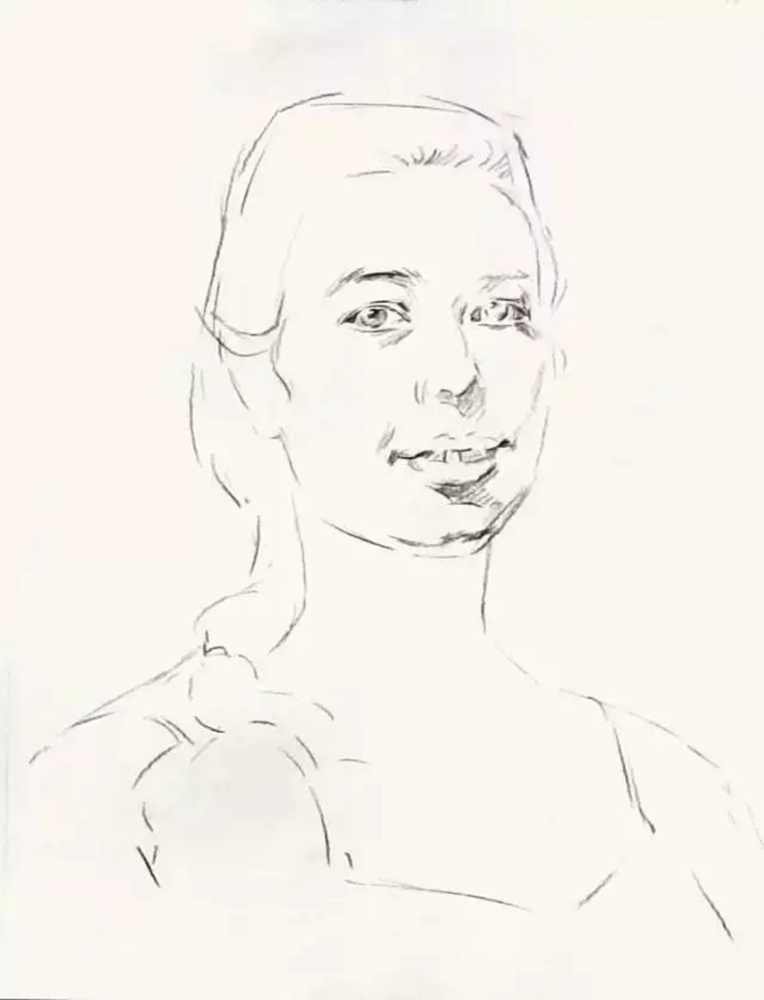 广州画室排名前十画室教学｜教你如何刻画扎大麻花辫的外国女青年,03