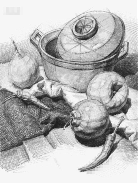【广州艺考画室入门结构素描】画素描静物之前的必学课程,07