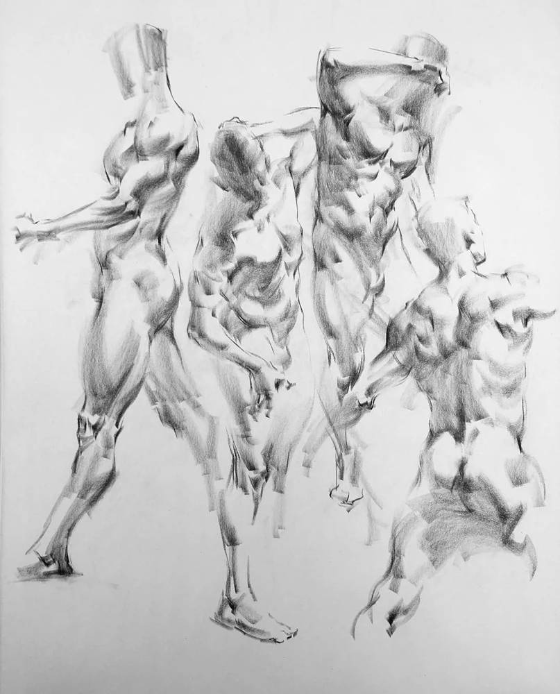 绝妙的炭笔素描，广州画室排名前三画室都炭为观止,28