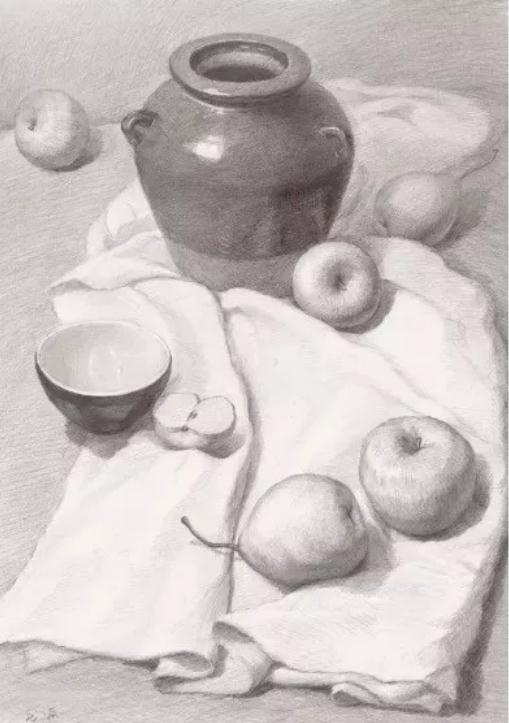 广州画室排名前十的画室告诉你素描静物常见问题怎么解决,01