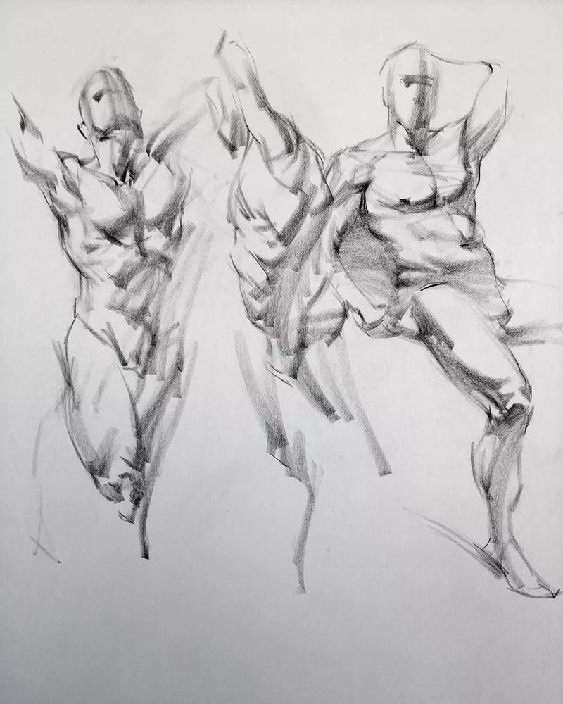 绝妙的炭笔素描，广州画室排名前三画室都炭为观止,38