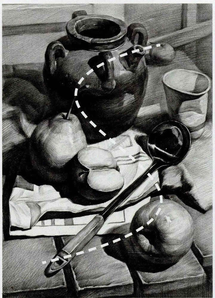 广州画室排名前三画室提醒拟一定要看！素描画面的空间塑造是门大学问,03