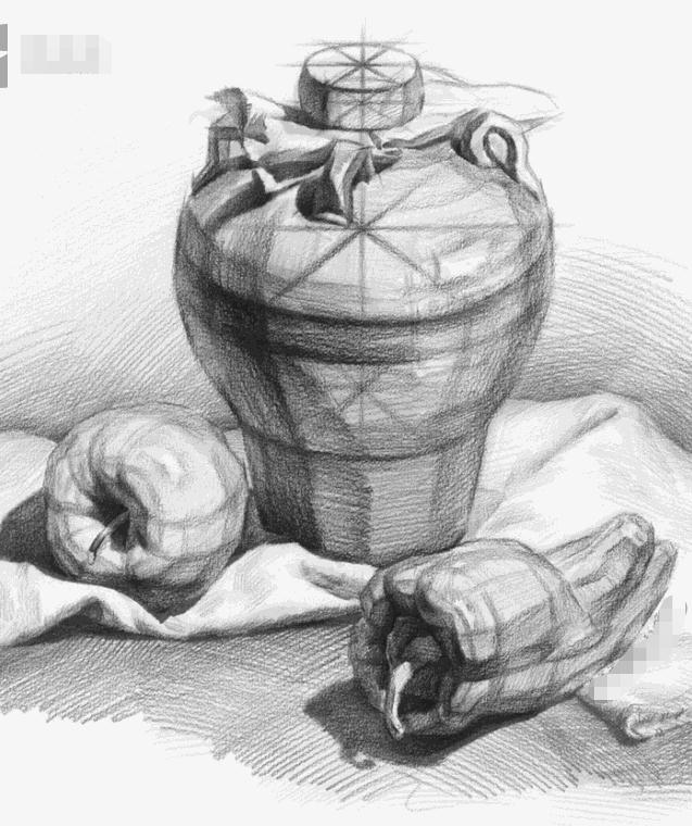 【广州艺考画室入门结构素描】画素描静物之前的必学课程,18