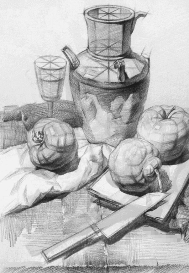 【广州艺考画室入门结构素描】画素描静物之前的必学课程,14