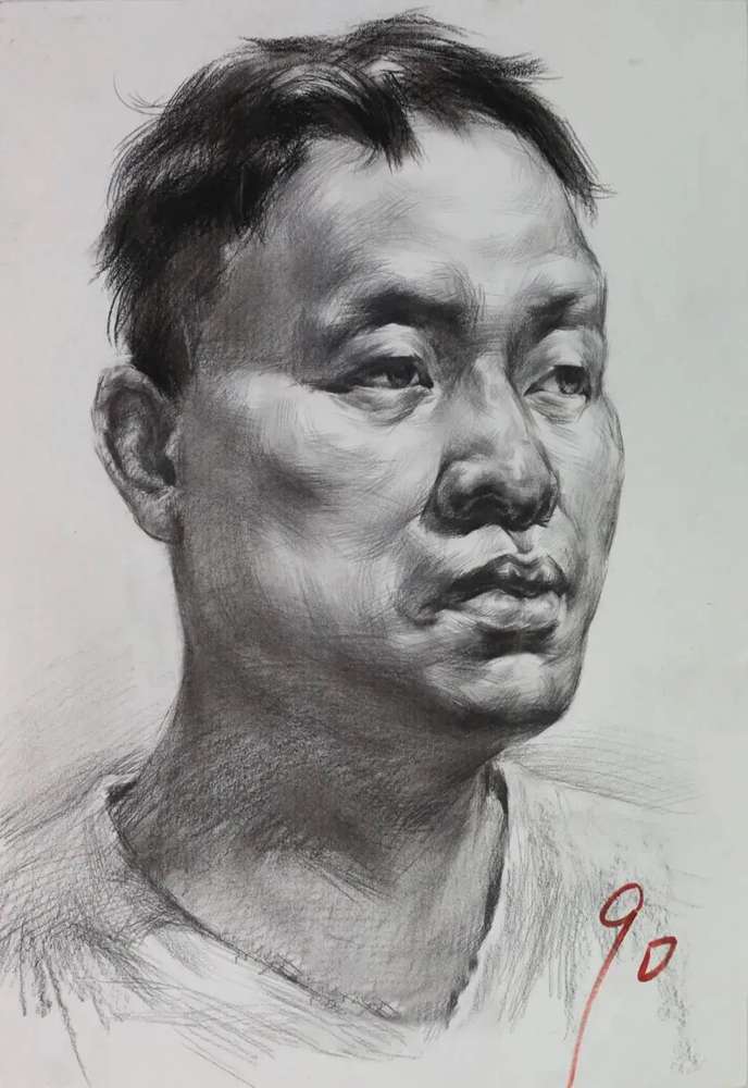 广州十大画室将各省一模素描卷放一起大pk，你找找都有哪些共同特征,14