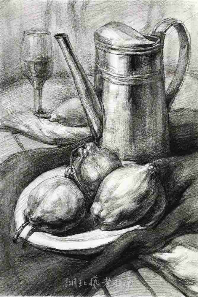 广州十大画室老师带你康康20届湖北高三美术调考优秀试卷,20
