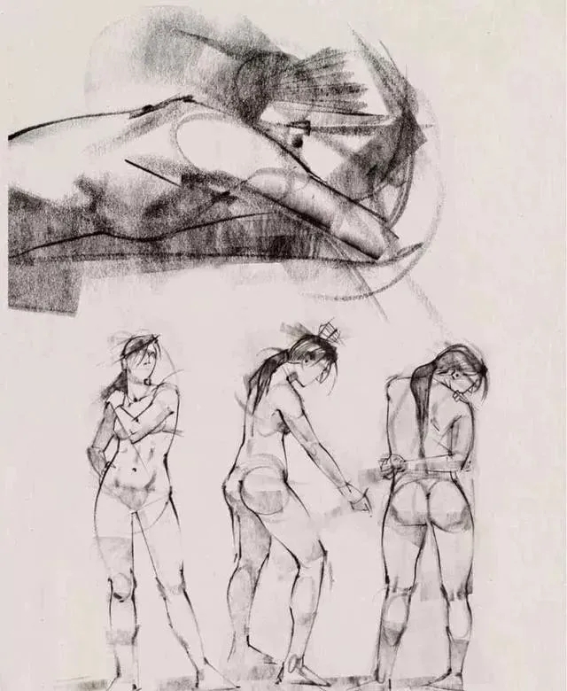 广州画室排名前三画室速写教程 | 很适合美术生临摹的速写动态作品,32