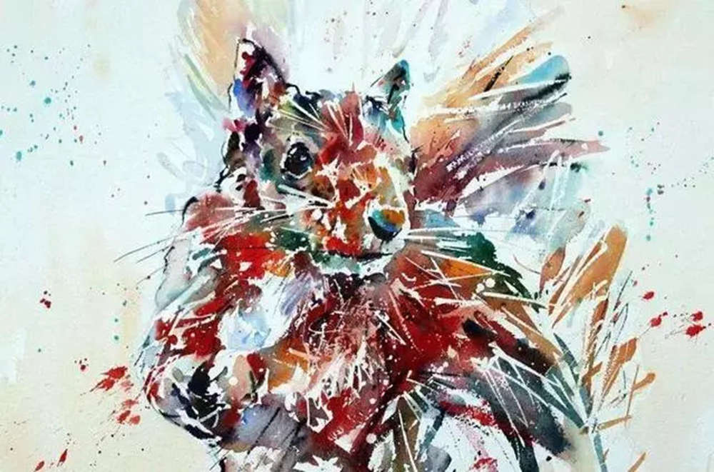 这样的动物水彩画广州排名前十画室觉得不能忍住笑,35