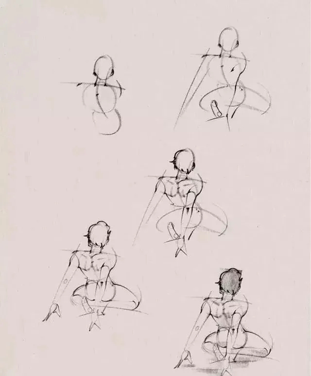 广州画室排名前三画室速写教程 | 很适合美术生临摹的速写动态作品,03