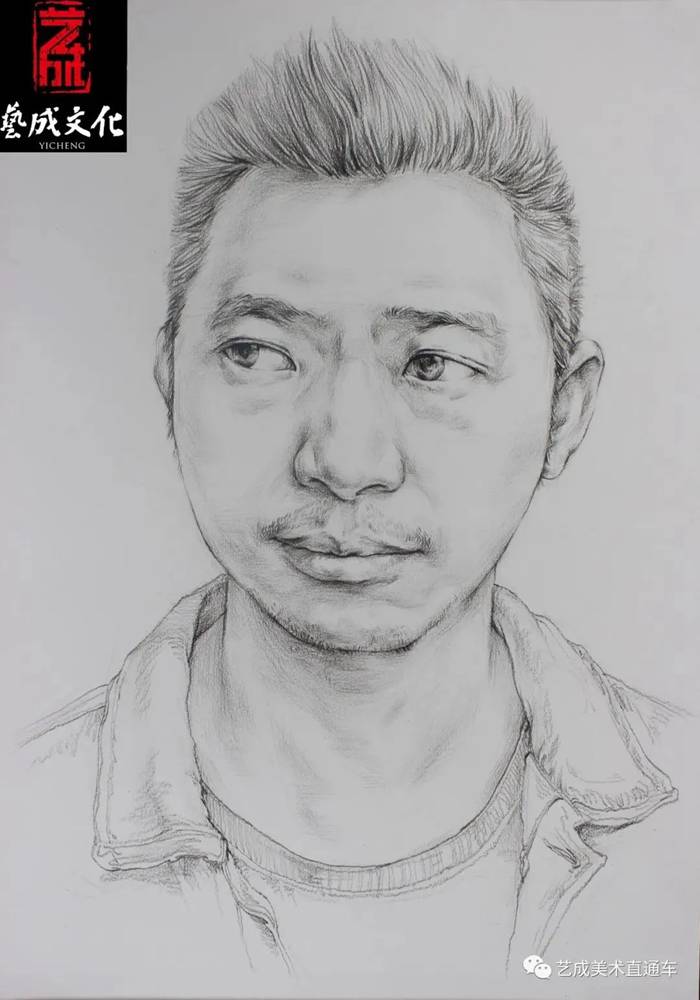 广州美术高考班带大家看看2021届广东艺成二模素描高分卷,57