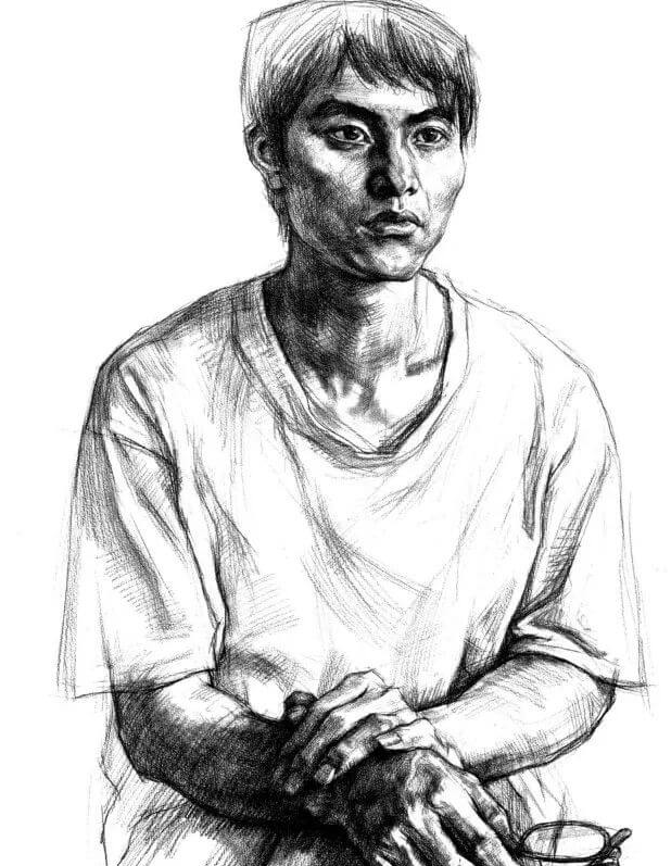 半身像门槛太高？跟着广州画室小围老师教程其实并不难