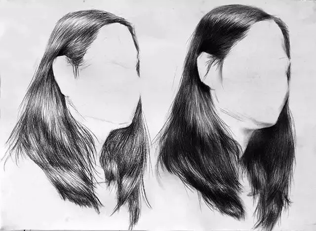  广州画室排名前三画室教你如何让你的素描头发看起来不死板粗糙有质感,05