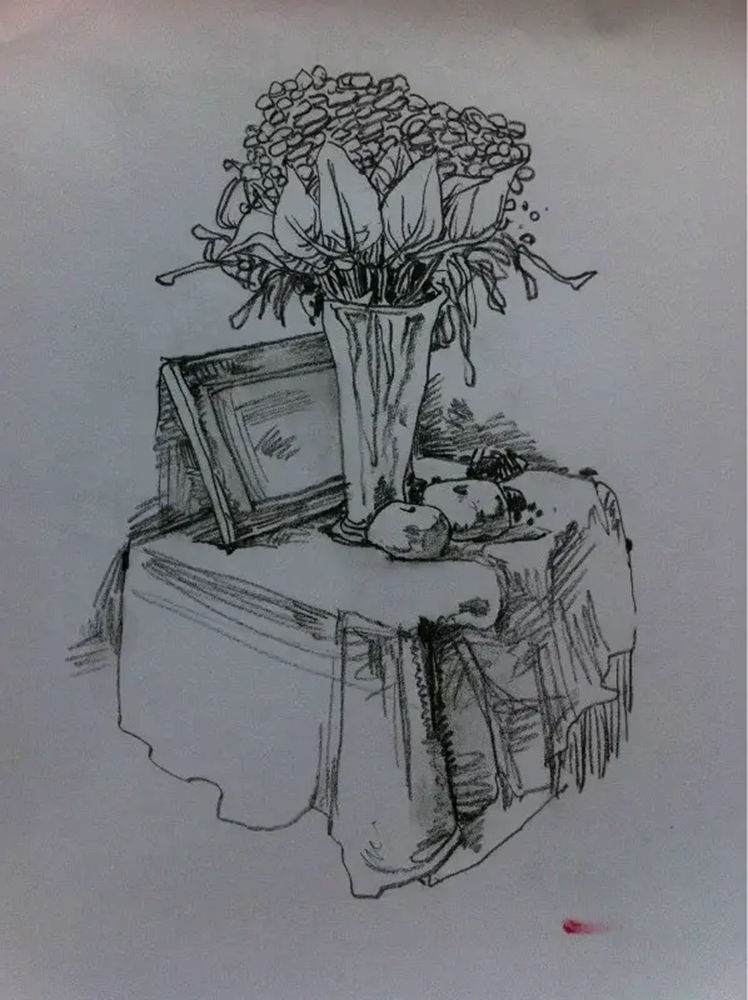 如果你正在学习线描速写，广州艺考画室觉得这52幅作品正合适你,51