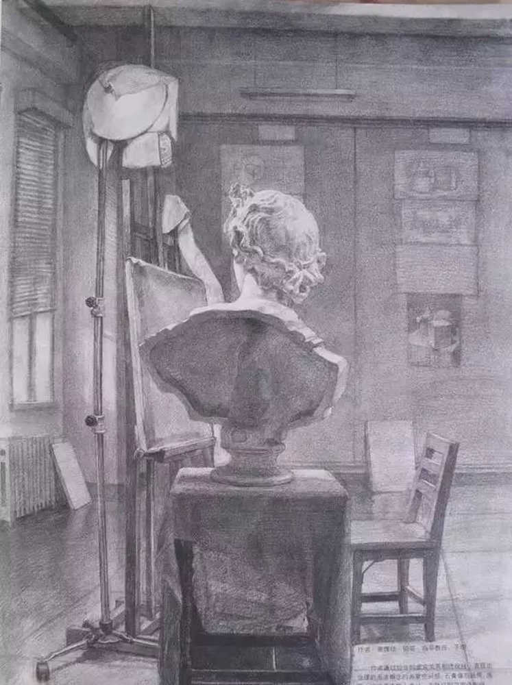 素描作品不会深入？广州画室排名前五画室带你看央美作品怎么画,23