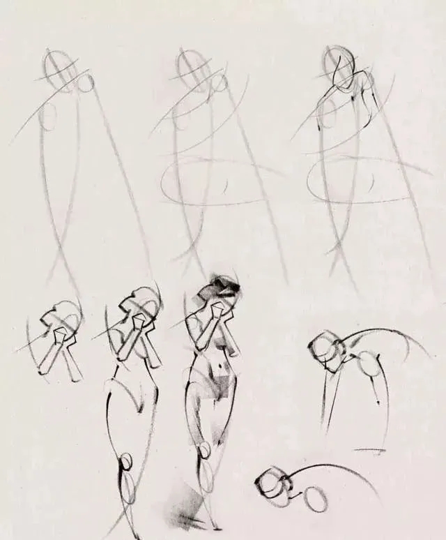 广州画室排名前三画室速写教程 | 很适合美术生临摹的速写动态作品,05
