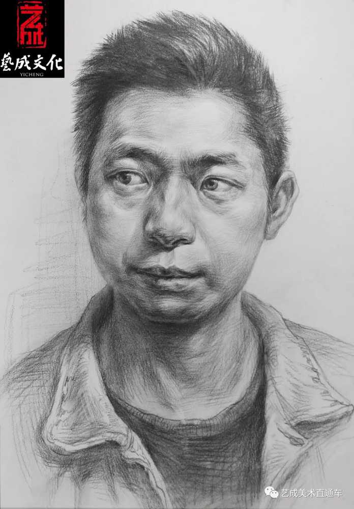 广州美术高考班带大家看看2021届广东艺成二模素描高分卷,76
