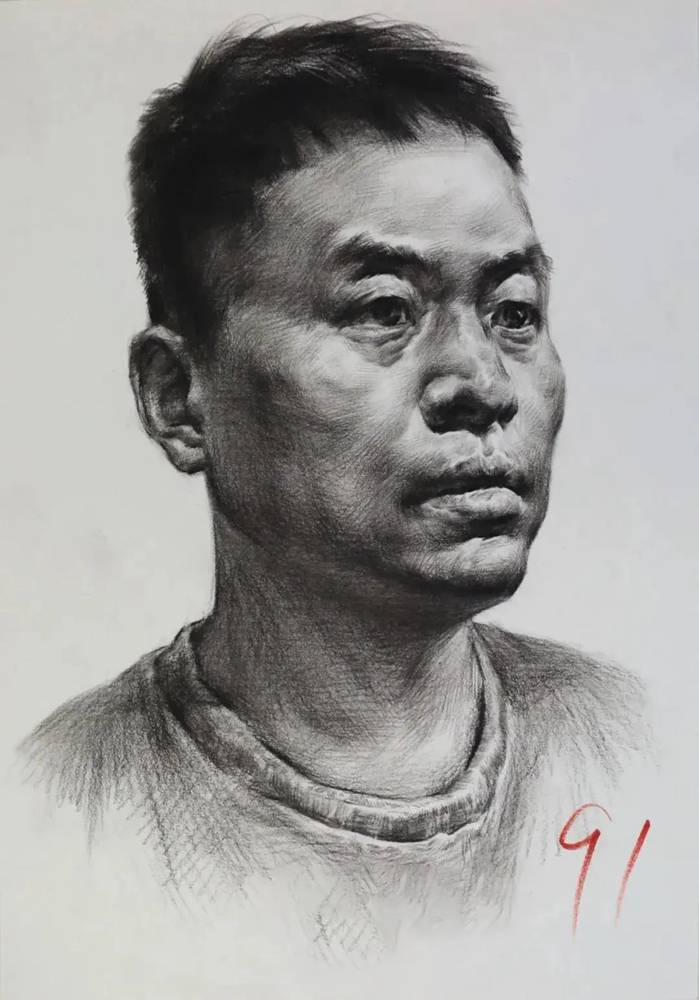 广州十大画室将各省一模素描卷放一起大pk，你找找都有哪些共同特征,13