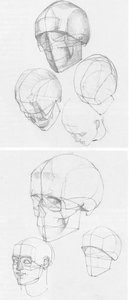 广州画室排名前十画室给你一组适合零基础临摹的素描教程,58
