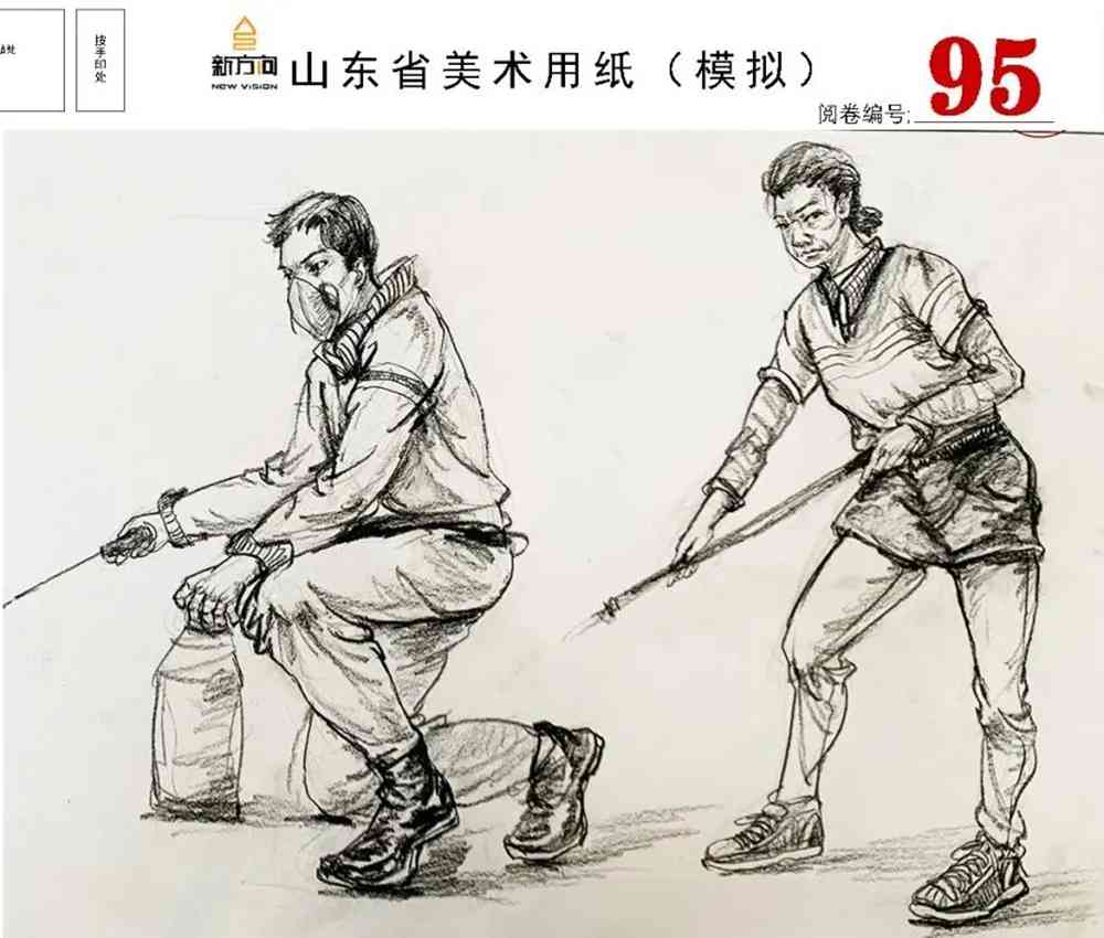 21届山东美术二模高分卷，广州美术高考画室觉得是神仙打架,67