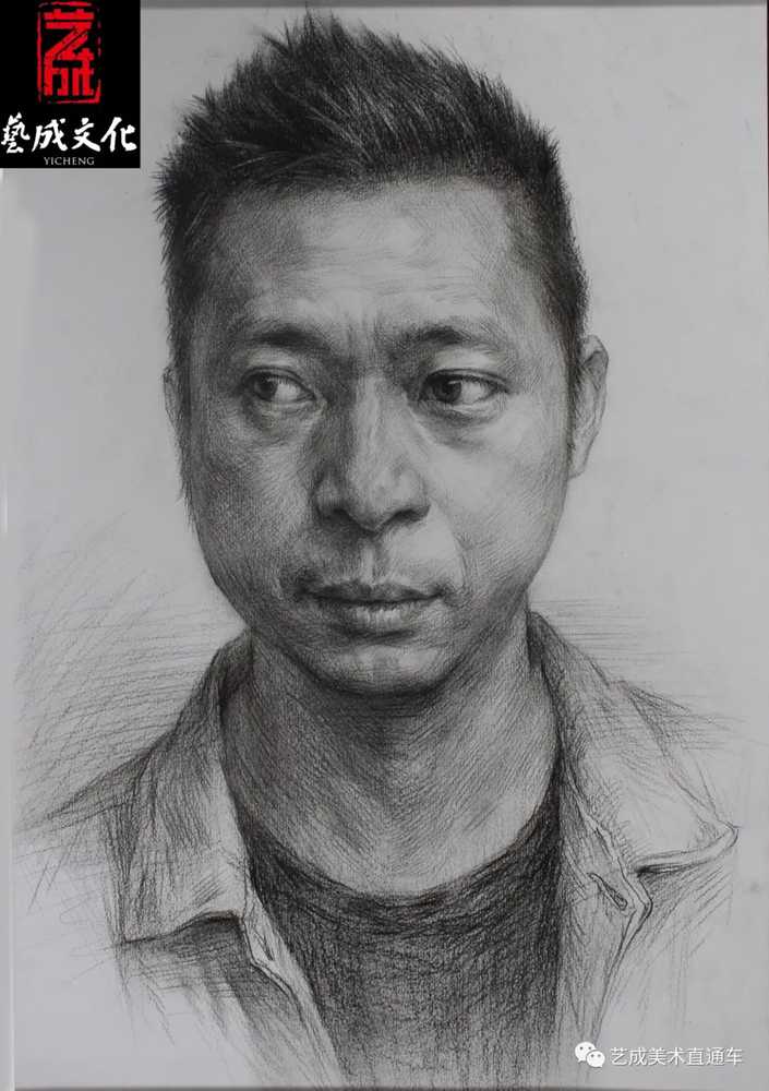 广州美术高考班带大家看看2021届广东艺成二模素描高分卷,26