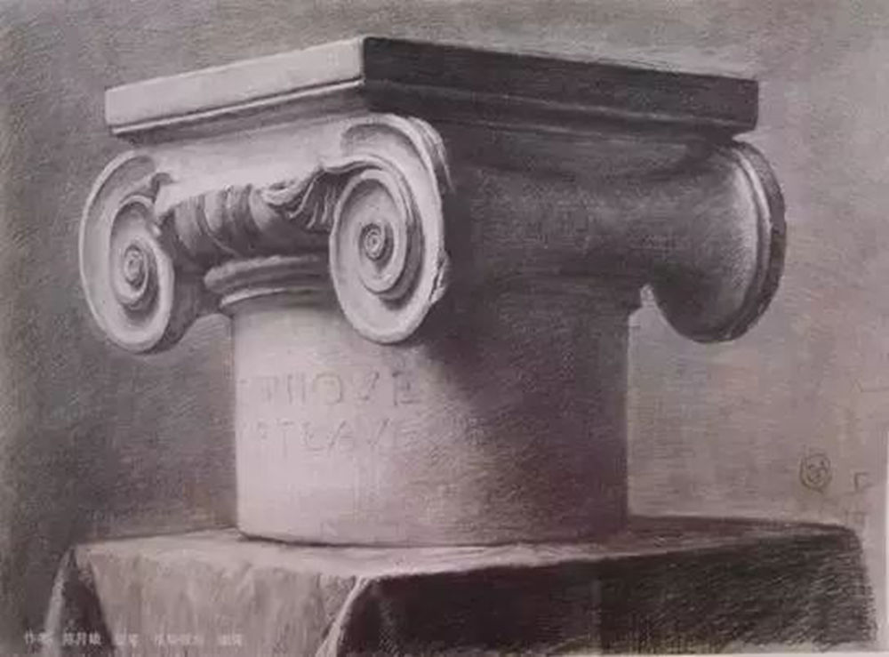 素描作品不会深入？广州画室排名前五画室带你看央美作品怎么画,08
