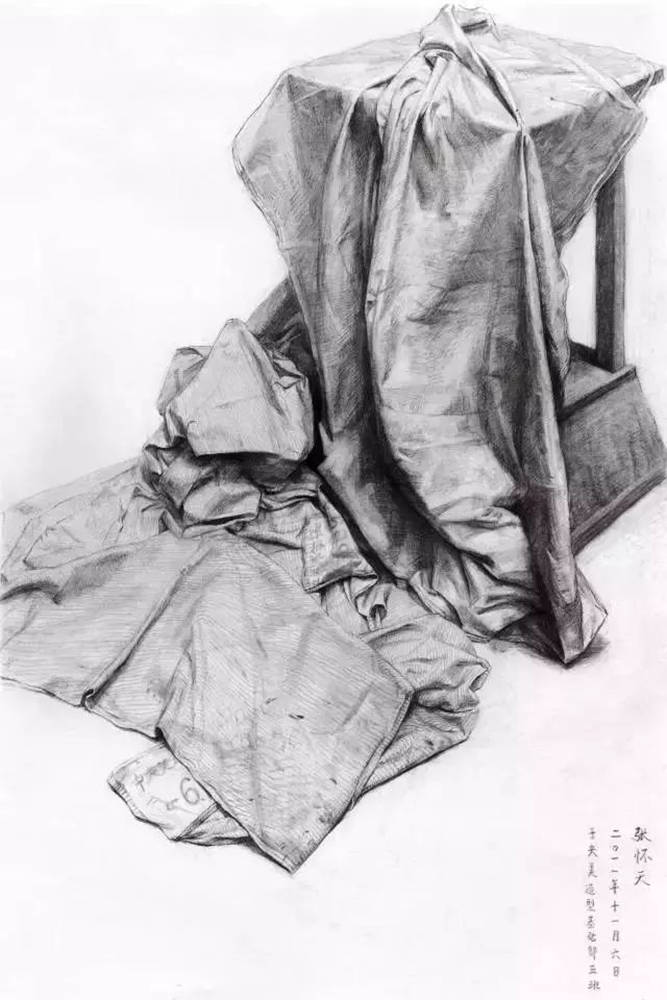 素描作品不会深入？广州画室排名前五画室带你看央美作品怎么画,19