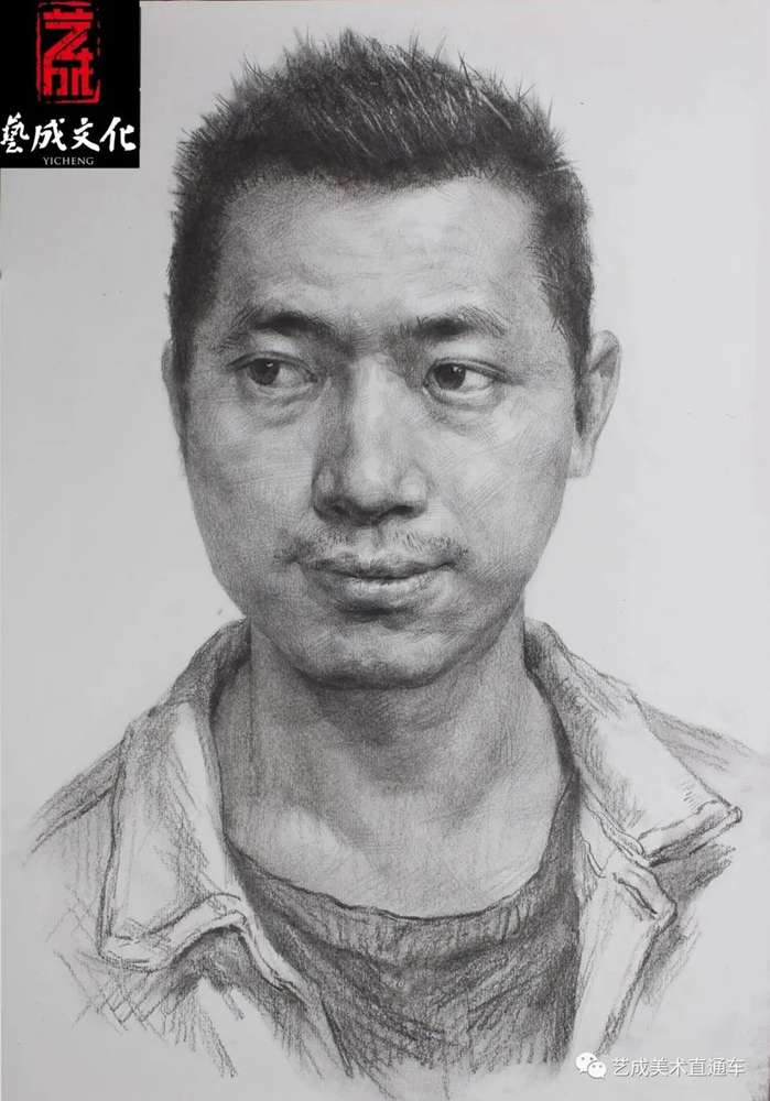 广州美术高考班带大家看看2021届广东艺成二模素描高分卷,10
