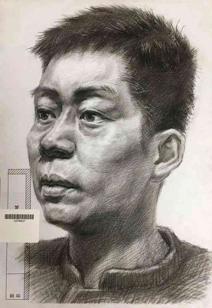 广州十大画室将各省一模素描卷放一起大pk，你找找都有哪些共同特征,08