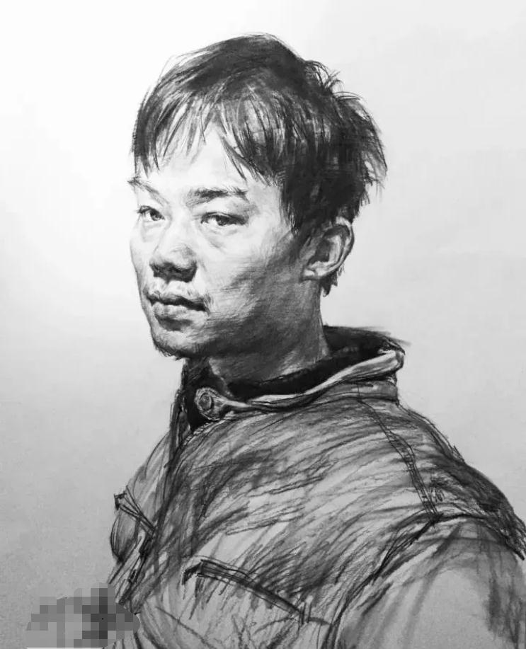  广州画室排名前三画室教你如何让你的素描头发看起来不死板粗糙有质感,70