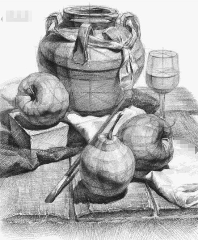 【广州艺考画室入门结构素描】画素描静物之前的必学课程,08