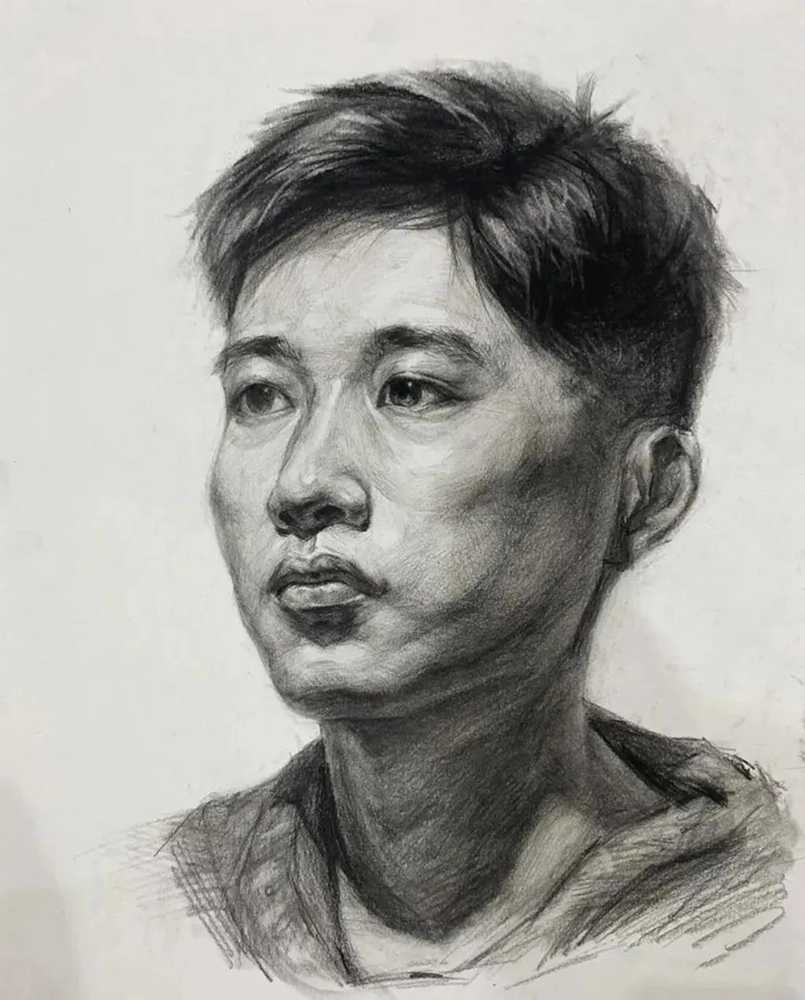 广州十大画室将各省一模素描卷放一起大pk，你找找都有哪些共同特征,06