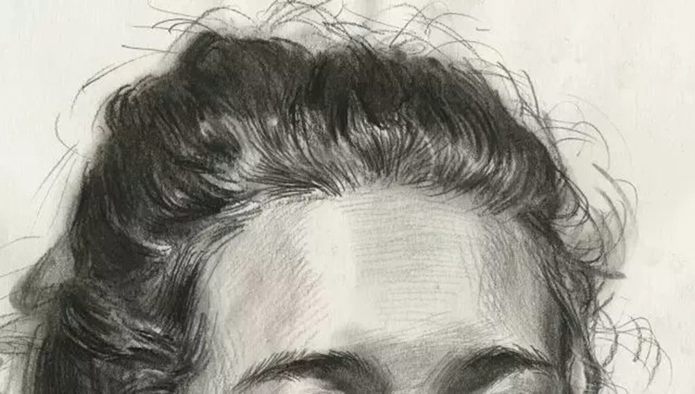广州画室排名前十画室教学｜教你如何刻画扎大麻花辫的外国女青年,09
